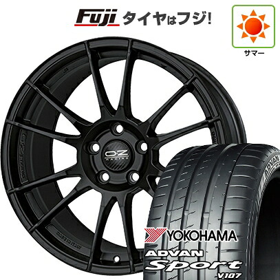 【パンク保証付き】【新品国産車用5穴114.3】 夏タイヤ ホイール4本セット 225/45R18 ヨコハマ アドバン スポーツ V107(限定) OZ ウルトラレッジェーラ 8J 18インチ(送料無料)｜フジ スペシャルセレクション 180,300円
