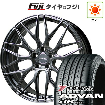 【新品国産車用5穴114.3】 夏タイヤ ホイール4本セット 245/40R21 ヨコハマ アドバン dB V552(限定) ホットスタッフ トラフィックスターフォージド TSF-01 9J 21インチ(送料無料)|フジ スペシャルセレクション