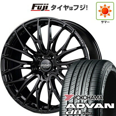 【新品国産車用5穴114.3】 夏タイヤ ホイール4本セット 245/40R21 ヨコハマ アドバン dB V552(限定) RAYS レイズ ホムラ 2X10BD 9J 21インチ(送料無料)|フジ スペシャルセレクション