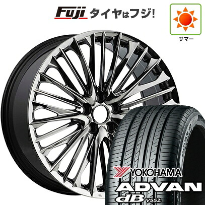 【新品国産車用5穴114.3】 夏タイヤ ホイール4本セット 245/40R21 ヨコハマ アドバン dB V552(限定) WALD ヴァルド ジェニュインライン F-001 9J 21インチ(送料無料)|フジ スペシャルセレクション