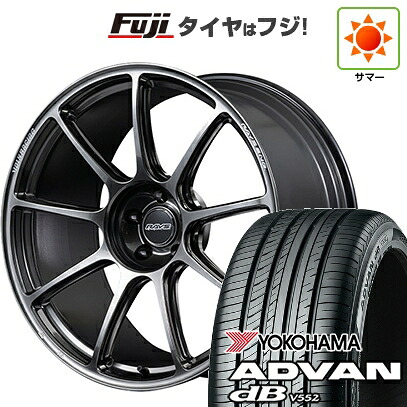 【新品国産車用5穴114.3】 夏タイヤ ホイール4本セット 245/40R21 ヨコハマ アドバン dB V552(限定2024年製) RAYS レイズ ボルクレーシング GT90 9J 21インチ(送料無料)｜フジ スペシャルセレクション