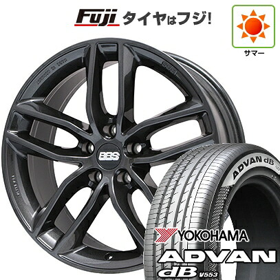 【新品】40系アルファード/ヴェルファイア用 夏タイヤ ホイール4本セット 245/45R20 ヨコハマ アドバン dB V553 BBS GERMANY SX クリスタルブラック 9J 20インチ(送料無料)