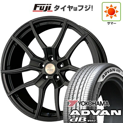 【新品国産車用5穴114.3】 夏タイヤ ホイール4本セット 245/40R21 ヨコハマ アドバン dB V553 クライメイト SUW バージアル 8.5J 21インチ(送料無料)