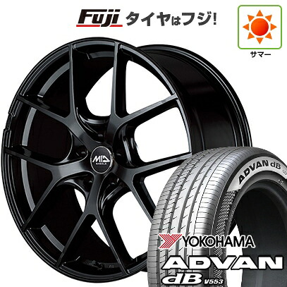 【新品】クラウンクロスオーバー 夏タイヤ ホイール4本セット 225/45R21 ヨコハマ アドバン dB V553 MID WHEELS レフィナーダ モーション4 トヨタ・レクサス車専用 8J 21インチ(送料無料)｜フジ スペシャルセレクション 182,450円