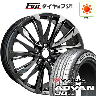 【新品】40系アルファード/ヴェルファイア用 夏タイヤ ホイール4本セット 245/40R21 ヨコハマ アドバン dB V553 WALD ヴァルド ジェニュインライン FS001 9J 21インチ(送料無料)