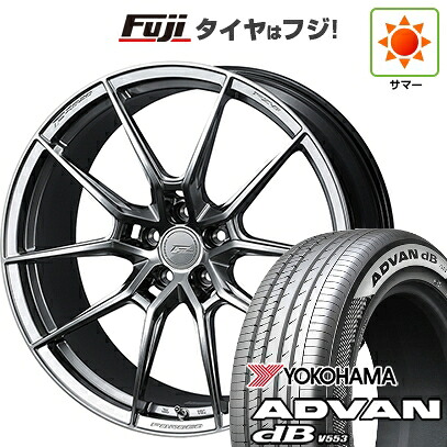 【新品】40系アルファード/ヴェルファイア用 夏タイヤ ホイール4本セット 245/40R21 ヨコハマ アドバン dB V553 WEDS ウェッズ F-ZERO FZ-6 9J 21インチ(送料無料)｜フジ スペシャルセレクション