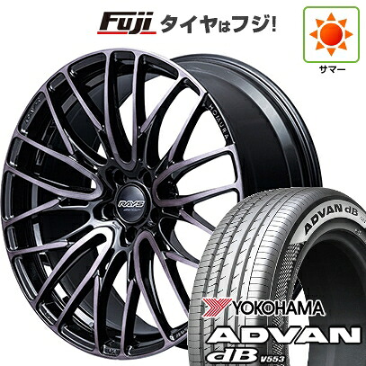 【新品】40系アルファード/ヴェルファイア用 夏タイヤ ホイール4本セット 245/45R20 ヨコハマ アドバン dB V553 RAYS レイズ ホムラ 2X10BD BLACK CLEAR EDITION 8.5J 20インチ(送料無料) 203,200円