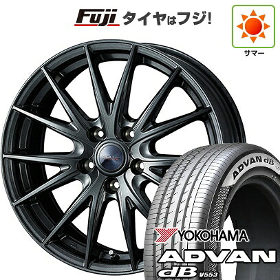 【新品】60系プリウス 夏タイヤ ホイール4本セット 195/50R19 ヨコハマ アドバン dB V553 WEDS ウェッズ ヴェルバ スポルトII トヨタ車専用 7J 19インチ(送料無料)
