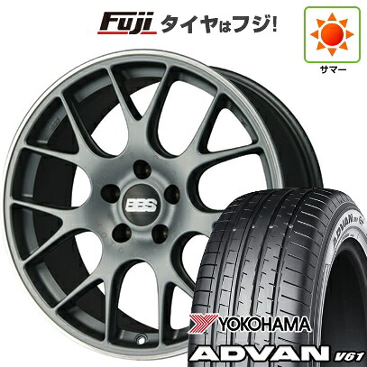 【新品国産車用5穴114.3】 夏タイヤ ホイール4本セット 255/45R20 ヨコハマ アドバン V61 BBS GERMANY CH-R サテンチタニウム 8.5J 20インチ(送料無料) 200,550円