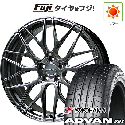 【新品国産車用5穴114.3】 夏タイヤ ホイール4本セット 255/45R20 ヨコハマ アドバン V61 ホットスタッフ トラフィックスターフォージド TSF-01 8.5J 20インチ(送料無料)