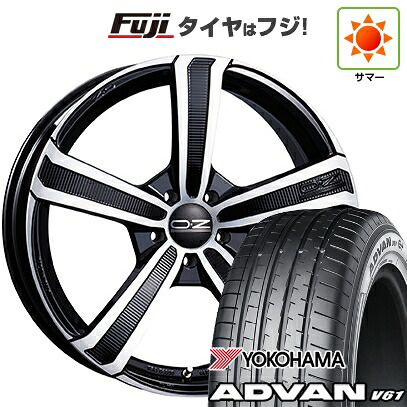【新品国産車用5穴114.3】 夏タイヤ ホイール4本セット 255/45R20 ヨコハマ アドバン V61 OZ モンテカルロHLT【限定】 8.5J 20インチ(送料無料)