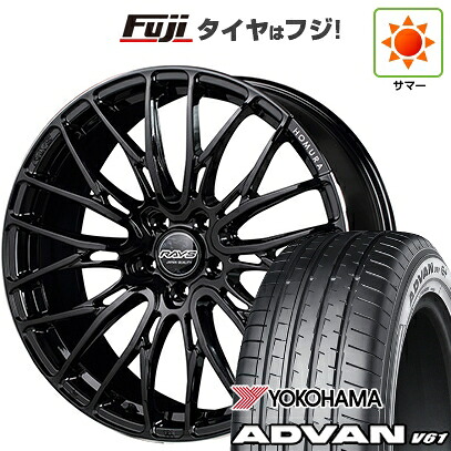 【新品国産車用5穴114.3】 夏タイヤ ホイール4本セット 235/55R20 ヨコハマ アドバン V61 RAYS レイズ ホムラ 2X10BD 8.5J 20インチ(送料無料)
