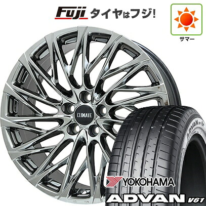 【新品国産車用5穴114.3】 夏タイヤ ホイール4本セット 235/55R20 ヨコハマ アドバン V61 クライメイト 鳳凰(HOUOH) 8.5J 20インチ(送料無料)|フジ スペシャルセレクション