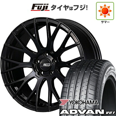【新品国産車用5穴114.3】 夏タイヤ ホイール4本セット 255/45R20 ヨコハマ アドバン V61 SSR ライナー M10モノブロック 8.5J 20インチ(送料無料)