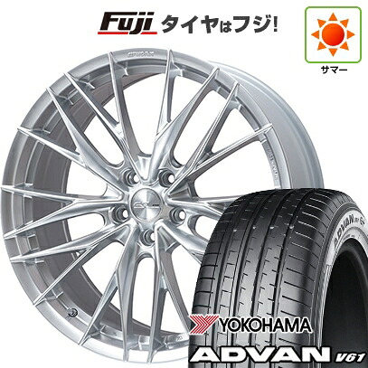 【新品国産車用5穴114.3】 夏タイヤ ホイール4本セット 235/55R20 ヨコハマ アドバン V61 WORK ワーク シュヴァート ブルネン LX 8.5J 20インチ(送料無料)|フジ スペシャルセレクション