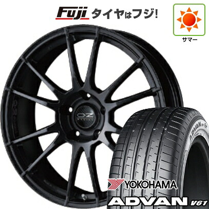 【新品国産車用5穴114.3】 夏タイヤ ホイール4本セット 235/55R20 ヨコハマ アドバン V61 OZ ウルトラレッジェーラHLT 8.5J 20インチ(送料無料)|フジ スペシャルセレクション