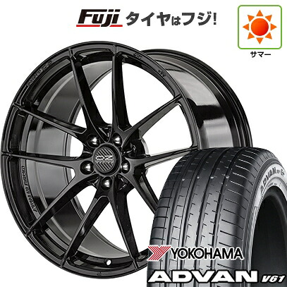 【新品国産車用5穴114.3】 夏タイヤ ホイール4本セット 255/45R20 ヨコハマ アドバン V61 OZ レッジェーラHLT 8.5J 20インチ(送料無料)