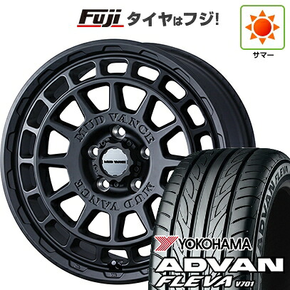 【新品】フリード クロスター 夏タイヤ ホイール4本セット 205/45R17 ヨコハマ アドバン フレバV701 WEDS ウェッズアドベンチャー マッドヴァンス X タイプF 7J 17インチ(送料無料)｜フジ スペシャルセレクション