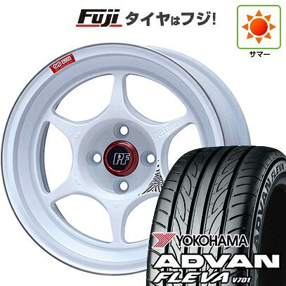 【新品】フリード クロスター 夏タイヤ ホイール4本セット 205/45R17 ヨコハマ アドバン フレバV701 ENKEI エンケイ PerformanceLine PF06 マシニングホワイト 7J 17インチ(送料無料)|フジ スペシャルセレクション