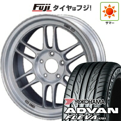 【新品】シエンタ 2015-22 夏タイヤ ホイール4本セット 195/45R17 ヨコハマ アドバン フレバV701 ENKEI エンケイ Racing RP-F1 7.5J 17インチ(送料無料)