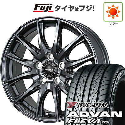 【新品】フリード クロスター 夏タイヤ ホイール4本セット 205/45R17 ヨコハマ アドバン フレバV701 トピー シビラ NEXT X2 7J 17インチ(送料無料)