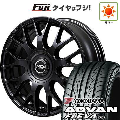 【新品】シエンタ 2015-22 夏タイヤ ホイール4本セット 195/45R17 ヨコハマ アドバン フレバV701 MID WHEELS MID EXCLUSIVE 029M 7J 17インチ(送料無料)