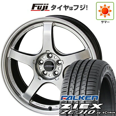 【新品国産車用5穴114.3】 夏タイヤ ホイール4本セット 225/40R18 ファルケン ジークス ZE310R エコラン(限定) 共豊 トレーサー GT-V 8.5J 18インチ(送料無料)|フジ スペシャルセレクション
