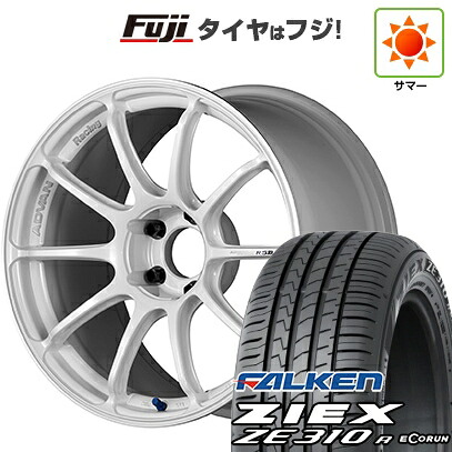 【新品国産車用5穴100】 夏タイヤ ホイール4本セット 225/55R18 ファルケン ジークス ZE310R エコラン(限定) ヨコハマ アドバンレーシング RSIII 8J 18インチ(送料無料)|フジ スペシャルセレクション