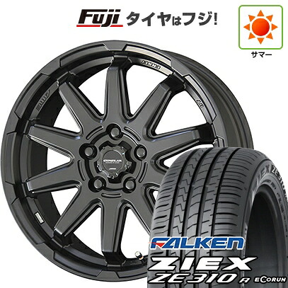 【新品】フリード クロスター 夏タイヤ ホイール4本セット 205/45R17 ファルケン ジークス ZE310R エコラン(限定) 共豊 サーキュラー C10S 7J 17インチ(送料無料)