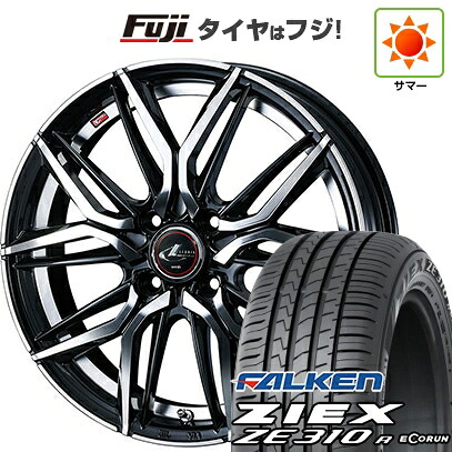 【新品国産車用5穴114.3】 夏タイヤ ホイール4本セット 205/50R17 ファルケン ジークス ZE310R エコラン(限定) WEDS ウェッズ レオニス LM 6.5J 17インチ(送料無料)