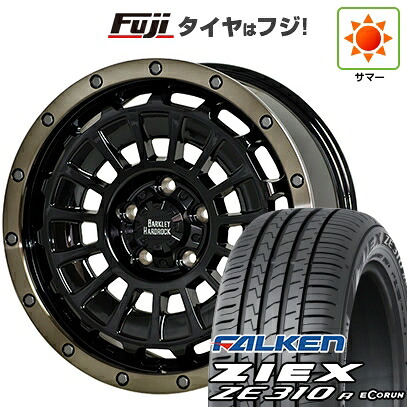 【新品】フリード クロスター 夏タイヤ ホイール4本セット 205/45R17 ファルケン ジークス ZE310R エコラン(限定) ホットスタッフ バークレイハードロック ローガン 7J 17インチ(送料無料)