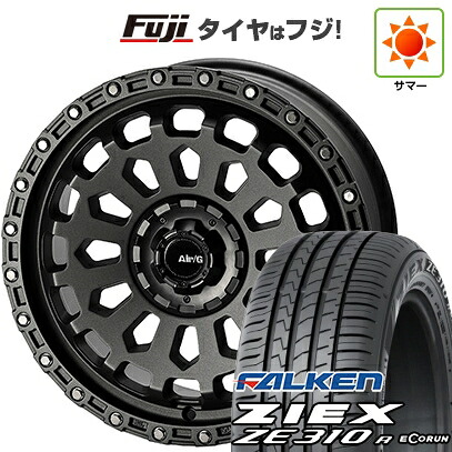 【新品】フリード クロスター 夏タイヤ ホイール4本セット 205/45R17 ファルケン ジークス ZE310R エコラン(限定) フォーバイフォーエンジニア エアージー ヴァルカン 7J 17インチ(送料無料)