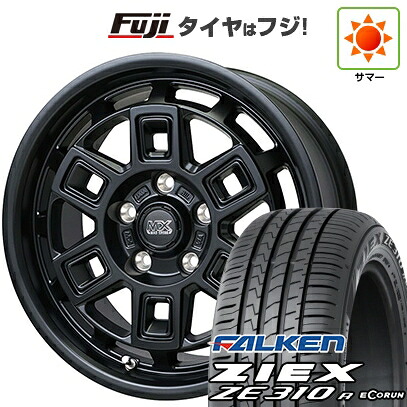 【新品】フリード クロスター 夏タイヤ ホイール4本セット 205/45R17 ファルケン ジークス ZE310R エコラン(限定) ホットスタッフ マッドクロス アイヴァー 7J 17インチ(送料無料)