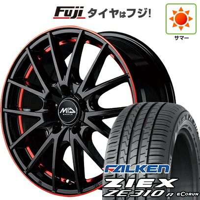 【新品】フリード クロスター 夏タイヤ ホイール4本セット 205/45R17 ファルケン ジークス ZE310R エコラン(限定) MID WHEELS RX27 7J 17インチ(送料無料)