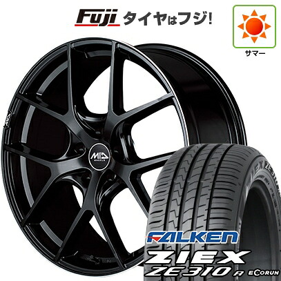 【新品】フリード クロスター 夏タイヤ ホイール4本セット 205/45R17 ファルケン ジークス ZE310R エコラン(限定) MID WHEELS MID EXCLUSIVE 025F 7J 17インチ(送料無料)｜フジ スペシャルセレクション