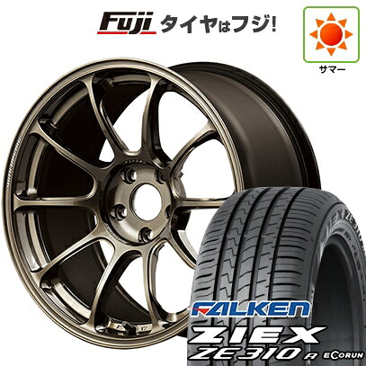 【新品国産車用5穴100】 夏タイヤ ホイール4本セット 225/40R18 ファルケン ジークス ZE310R エコラン(限定) RAYS レイズ ボルクレーシング ZE40 8.5J 18インチ(送料無料)
