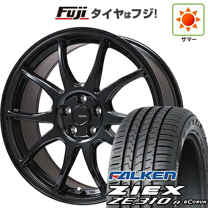 【新品国産車用5穴100】 夏タイヤ ホイール4本セット 225/40R18 ファルケン ジークス ZE310R エコラン(限定) ホットスタッフ ジースピード G-06【限定】 7.5J 18インチ(送料無料)