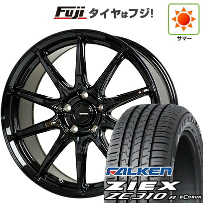 【新品】フリード クロスター 夏タイヤ ホイール4本セット 205/45R17 ファルケン ジークス ZE310R エコラン(限定) ホットスタッフ ジースピード G-05 7J 17インチ(送料無料)