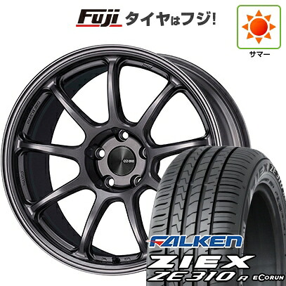 【新品国産車用5穴114.3】 夏タイヤ ホイール4本セット 225/40R18 ファルケン ジークス ZE310R エコラン(限定) ENKEI エンケイ PerformanceLine PF09 9J 18インチ(送料無料)