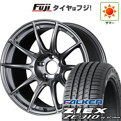 【新品国産車用5穴114.3】 夏タイヤ ホイール4本セット 225/40R18 ファルケン ジークス ZE310R エコラン(限定) SSR GT GTX01 8J 18インチ(送料無料)