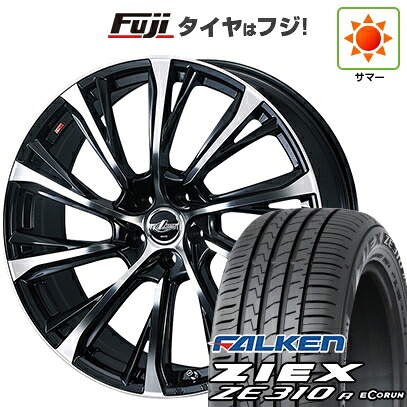 【新品国産車用5穴114.3】 夏タイヤ ホイール4本セット 225/40R18 ファルケン ジークス ZE310R エコラン(限定) WEDS ウェッズ レオニス JG 8J 18インチ(送料無料)