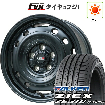 【新品】シエンタ 2015-22 夏タイヤ ホイール4本セット 185/60R15 ファルケン ジークス ZE310R エコラン(限定) レアマイスター LMG OFF-STYLE 2 (マットブラック) 6J 15インチ(送料無料)