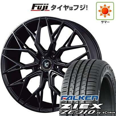 【新品国産車用5穴114.3】 夏タイヤ ホイール4本セット 225/40R18 ファルケン ジークス ZE310R エコラン(限定) コーセイ レヴゲイン LM51X 8J 18インチ(送料無料)