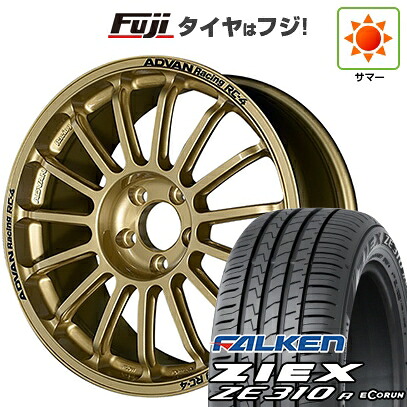 【新品国産車用5穴114.3】 夏タイヤ ホイール4本セット 225/50R18 ファルケン ジークス ZE310R エコラン(限定) ヨコハマ アドバンレーシング RC-4 8J 18インチ(送料無料)
