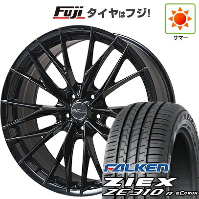 【新品国産車用5穴114.3】 夏タイヤ ホイール4本セット 215/45R18 ファルケン ジークス ZE310R エコラン(限定) WORK ワーク シュヴァート ブルネン LX 7.5J 18インチ(送料無料)