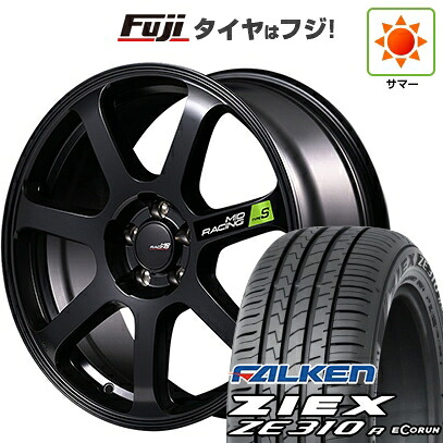 【新品】フリード クロスター 夏タイヤ ホイール4本セット 205/45R17 ファルケン ジークス ZE310R エコラン(限定) MID WHEELS MID RACING R07 タイプS 7J 17インチ(送料無料)