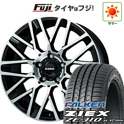【新品国産車用5穴100】 夏タイヤ ホイール4本セット 215/40R18 ファルケン ジークス ZE310R エコラン(限定) モモ リベンジEVO 8J 18インチ(送料無料)