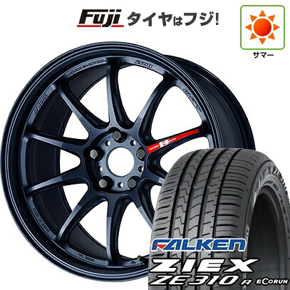【新品国産車用5穴100】 夏タイヤ ホイール4本セット 225/40R18 ファルケン ジークス ZE310R エコラン(限定) WORK ワーク エモーション ZR10【限定】 8.5J 18インチ(送料無料)|フジ スペシャルセレクション