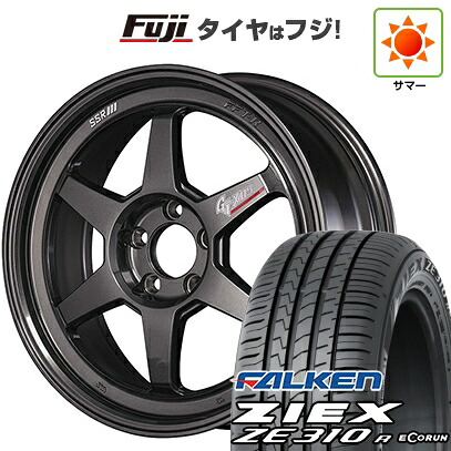 【新品国産車用5穴100】 夏タイヤ ホイール4本セット 225/40R18 ファルケン ジークス ZE310R エコラン(限定) SSR GT GTX05 DR EDITION 8.5J 18インチ(送料無料)