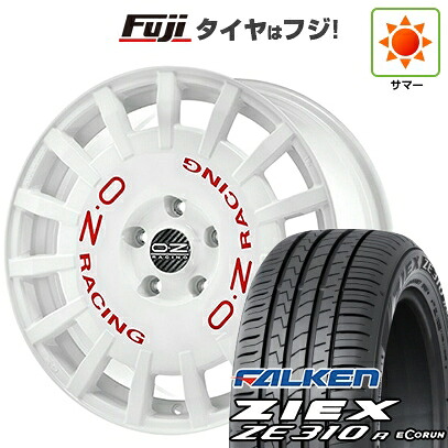 【新品】フリード クロスター 夏タイヤ ホイール4本セット 205/45R17 ファルケン ジークス ZE310R エコラン(限定) OZ ラリーレーシング 7J 17インチ(送料無料)|フジ スペシャルセレクション